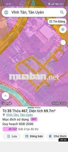 đất thổ cư ngay cổng KCN Vsip2a chỉ 1 tỉ 086