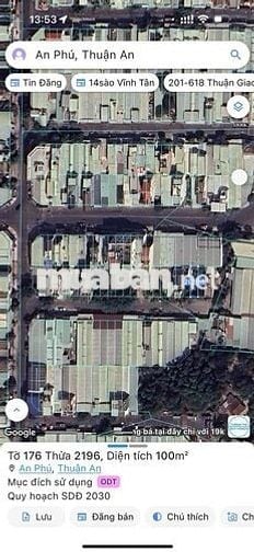 cần bán lô đất kdc vietsing dt 100m2