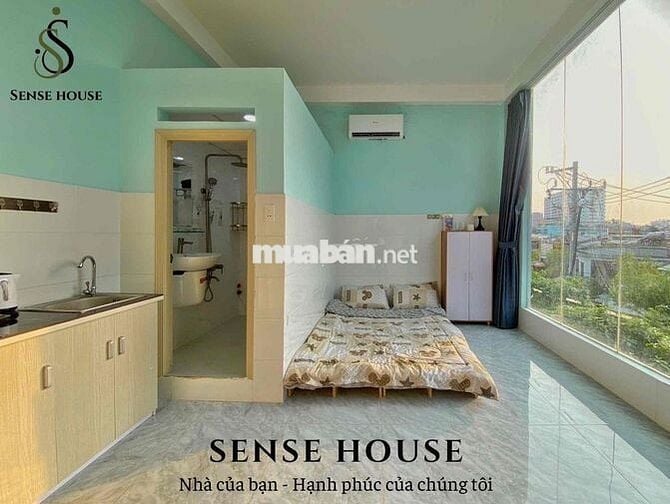 STUDIO 25m2 đầy đủ nội thất ĐI BỘ qua ĐẠI HỌC VĂN HIẾN ÂU CƠ TÂN BÌNH