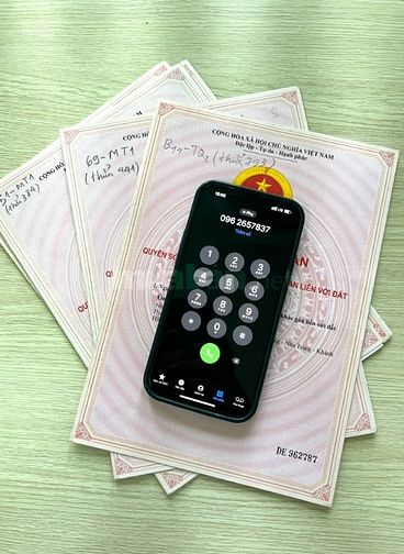 BÁN RẺ 2sổ 2,2 SÀO NHỰA,  690TR. FULL SỔ RIÊNG, TRUNG TÂM T.T SÁT TRƯỜ