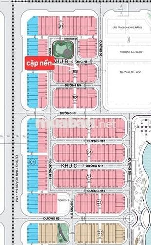 Nền gần Trường học đối diện công viên nam long 2, Cái răng