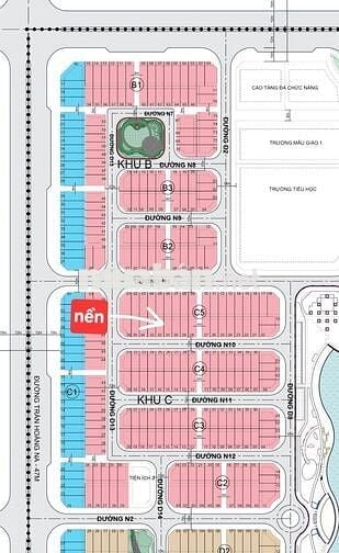 Đất nền sổ đỏ Nam long 2, Cái Răng