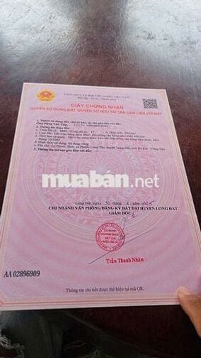 Bán Đất 3 lô liền kề Xây nhà trọ ngay cổng sau khu công nghiệp Đất đỏ