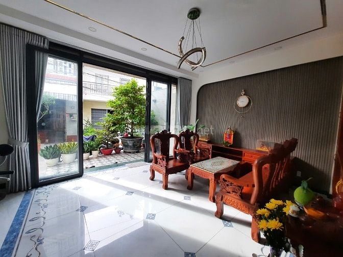 🔥💯Nhà đẹp đường Xe Hơi 6,4x13,5m 4 tầng 4PN SÁT MT BÀ HOM, CHỢ P/LÂM