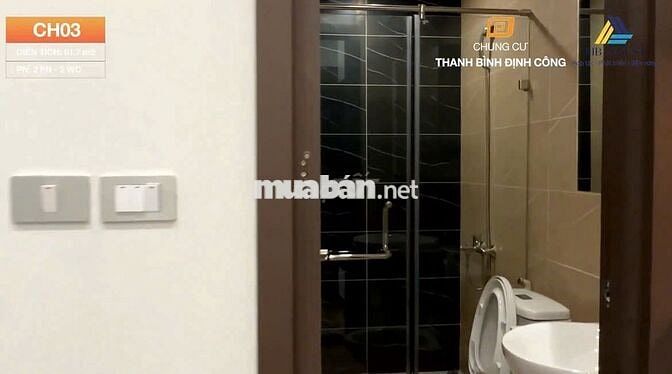 Cho thuê CC Thanh Bình Garden số 3 Nguyễn Cảnh Dị 65m2 2PN full đồ