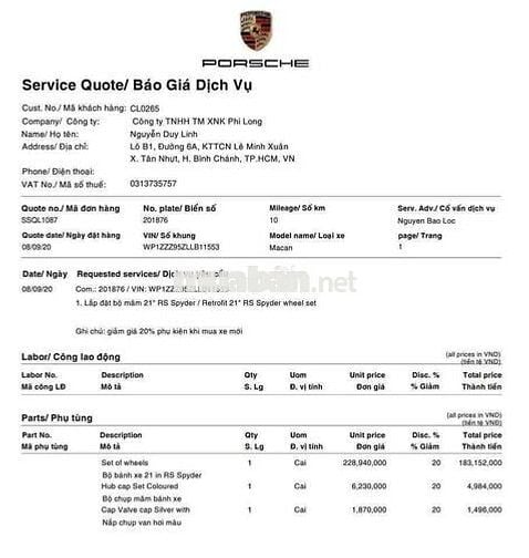 Porsche Macan 2020 Base - 19999 km