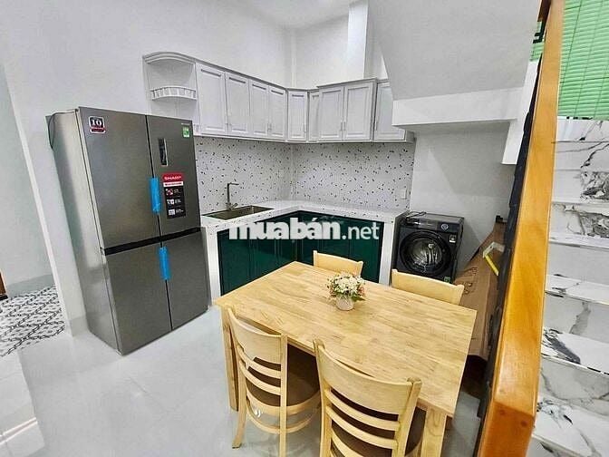 🏡 BÁN NHÀ TRỆT LẦU MỚI ĐẸP – TẶNG FULL NỘI THẤT + NƯỚC NÓNG NLMT 📍 Mặt