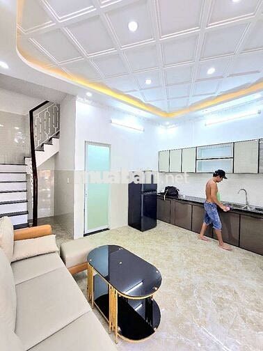 BÁN NHÀ MẶT TIỀN HẼM THÔNG - 5M ❌ 8M - Giáp Quận 7