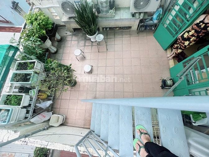 Bán Nhà Ngang 4,5m 2 lầu đúc không QH hẻm 368 Tôn Đản P4 Q4