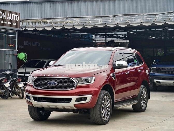FORD EVEREST 2021 TITANIUM MÀU ĐỎ
