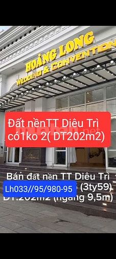 GIÁ SỐC BÁN ĐẤT ngang:9,5m.201m2(3ty6) TT DIÊU TRÌ ,xã TUY PHƯỚC