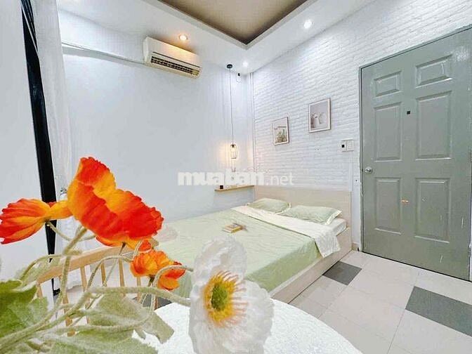 Cho Thuê Căn Hộ 1pn Tách Bếp Rộng Thoáng Full NT Ngay Ký Con Quận 1