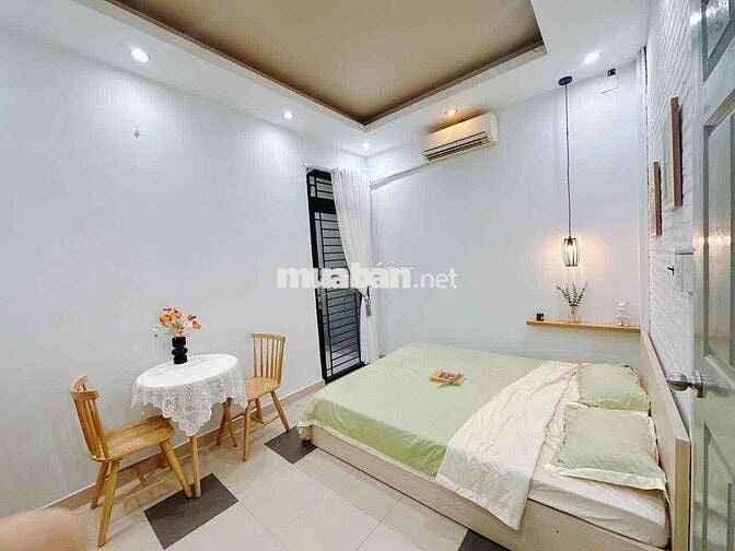Cho Thuê Căn Hộ 1pn Tách Bếp Rộng Thoáng Full NT Ngay Ký Con Quận 1