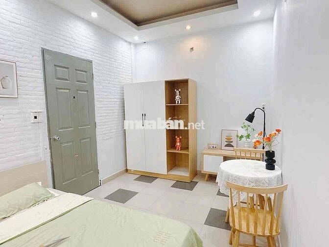 Cho Thuê Căn Hộ 1pn Tách Bếp Rộng Thoáng Full NT Ngay Ký Con Quận 1