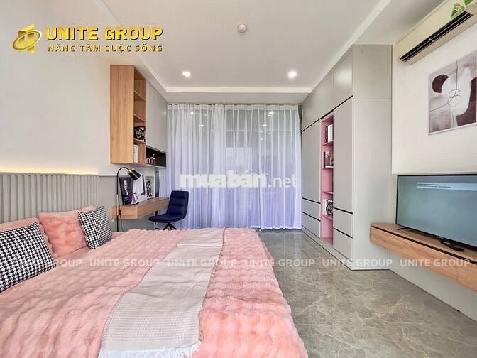 Cho thuê căn hộ 1PN Bancol mgr mặt tiên Trần Xuân Soạn view sông mát