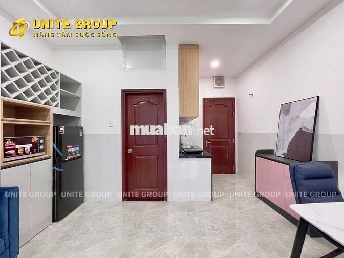 Cho thuê căn hộ 1PN Bancol mgr mặt tiên Trần Xuân Soạn view sông mát