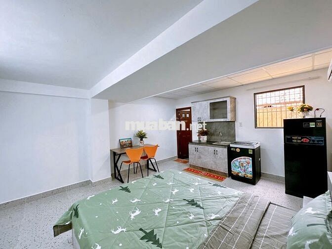 CHO THUÊ CĂN HỘ STUDIO ĐẸP – FULL NỘI THẤT – MÁY GIẶT RIÊNG - FREE DV