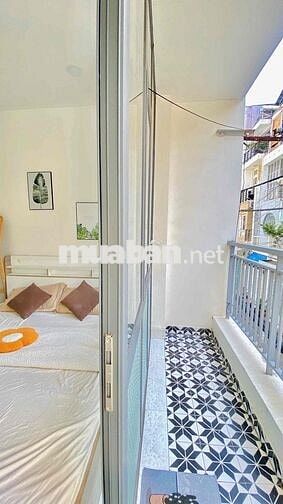 CĂN HỘ 1PN BAN CÔNG Q1, FULL NỘI THẤT, GẦN PHỐ TÂY BÙI VIỆN, GA METRO