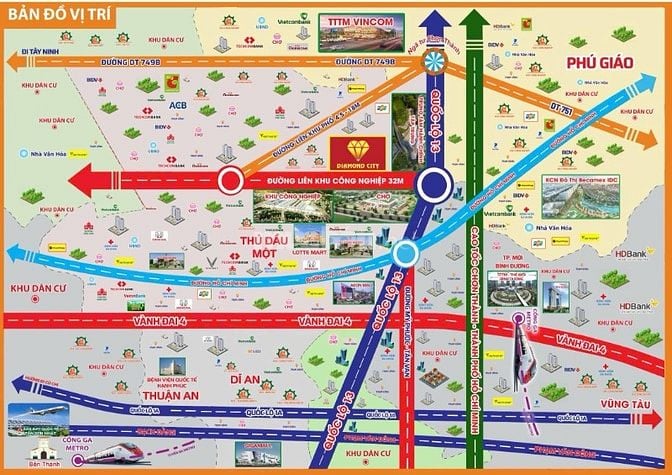 🌳 Bán đất nền dự án 200m2 đối diện KCN Chơn Thành, Bình Phước 