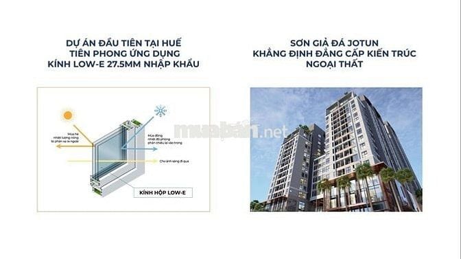 Căn hộ trung tâm thành phố Huế, 3PN dự án Hue Heritage