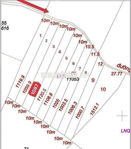 Bán thửa 148 bản đồ 8 ấp 3 Phú Lợi.định quán .600