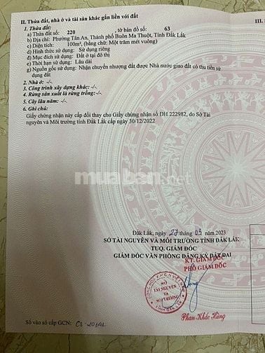 Khu Ân Phú Phường Tân An, Tp Buôn Ma Thuột, Đắk Lắk, đường 18.5m