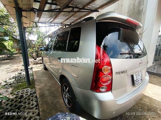 Mazda Premacy 2004, 7 chỗ, màu bạc