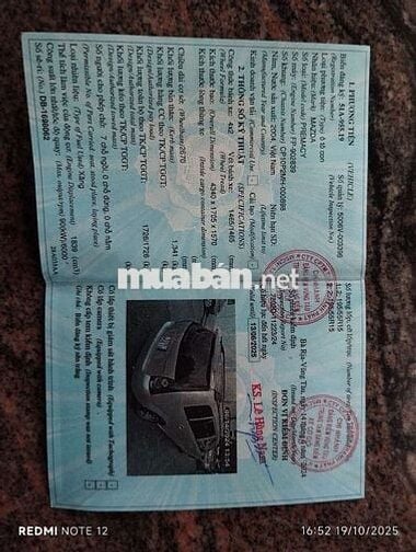 Mazda Premacy 2004, 7 chỗ, màu bạc