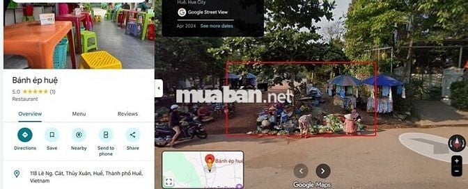BÁN ĐẤT MẶT TIỀN LÊ NGÔ CÁT - CHÍNH CHỦ - THỦY XUÂN - HUẾ