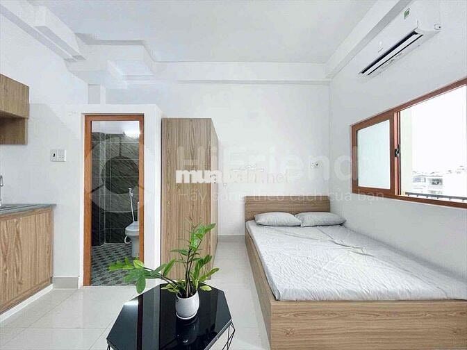 STUDIO BAN CÔNG FULL NỘI THẤT NGAY CHỢ HẠNH THÔNG TÂY