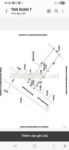 Đất 4x20m Shr Mt đg Tân Xuân 7 - có Giá Tốt cho khách Thiện chí