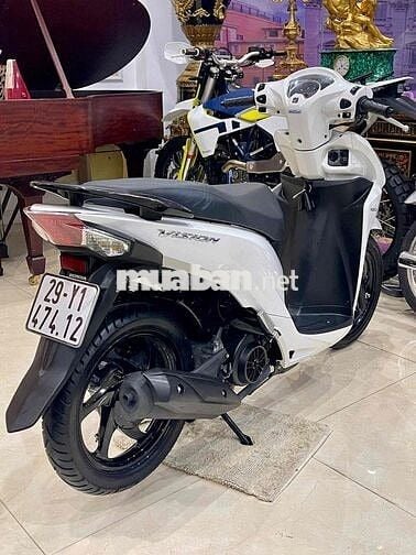 XE MÁY 68 - Honda Vision Trắng Sport 2019 Smartkey