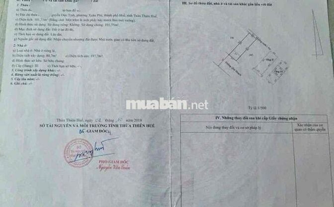 Bán nhà 3 tầng mặt tiền Nguyễn Đức Tịnh, phường xuân phú