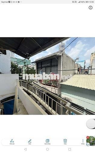 CHO THUÊ NHÀ 40,3m2 1 TRỆT 1 LẦU HẺM 184 ÂU DƯONG LÂN P3 Q8 KẾ Q1
