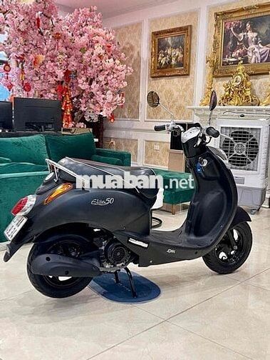XE MÁY 68 - SYM Elite 50 2019 Đen Sần