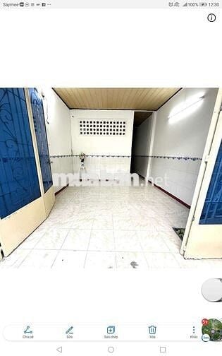 CHO THUÊ NHÀ 40,3m2 1 TRỆT 1 LẦU HẺM 184 ÂU DƯONG LÂN P3 Q8 KẾ Q1