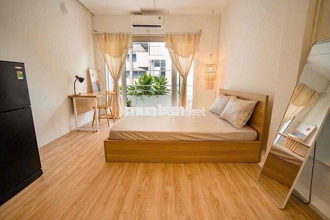 CHO THUÊ CĂN HỘ FULL NỘI THẤT BAN CÔNG GIÁ RẺ GẦN CHỢ TÂN ĐỊNH Q1