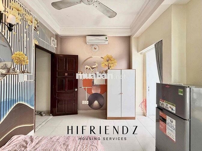STUDIO BAN CÔNG ĐẦY ĐỦ NỘI THẤT ĐI BỘ QUA NHÀ THỜ PHAOLO, AEON TÊN LỬA