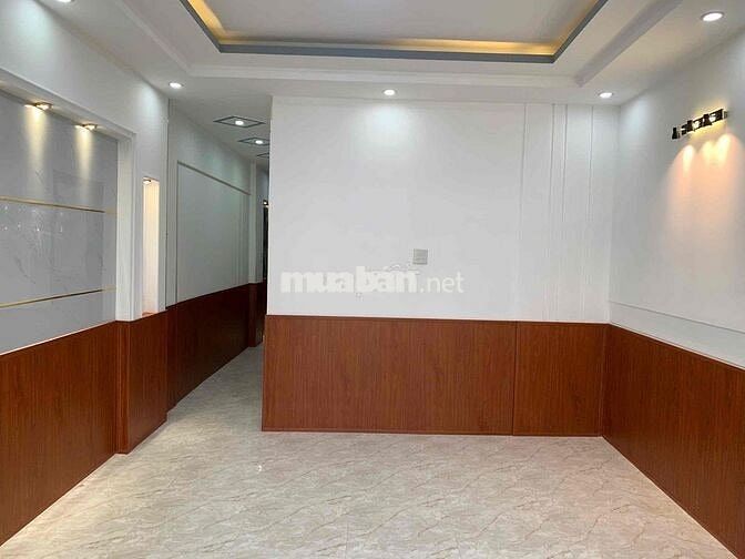 Nhà lầu 4 phòng mới 99% hẻm đường Nguyễn Thông