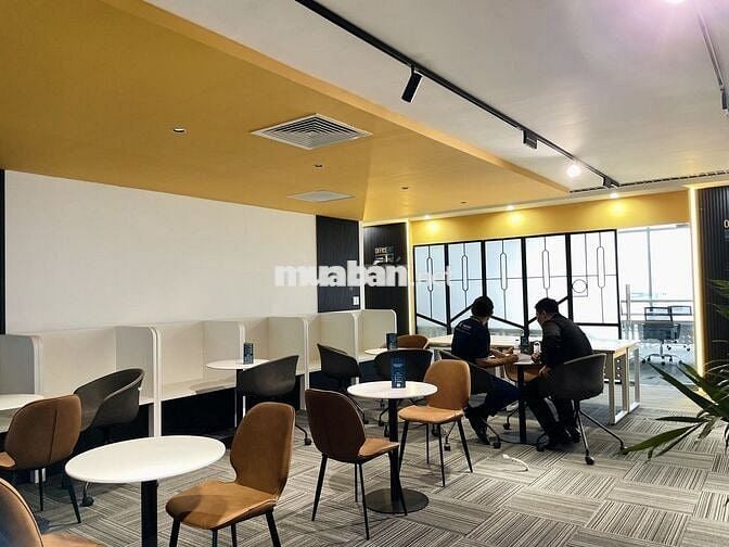Văn phòng riêng đầy đủ nội thất dành cho công ty 5-10 nhân sự.