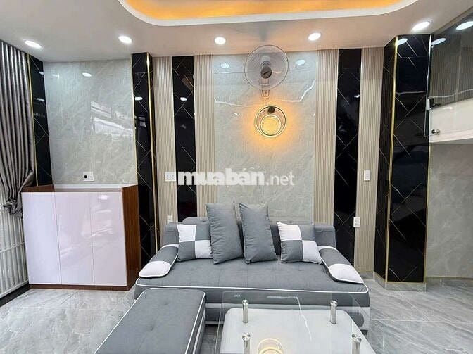 BÁN NHÀ MỚI ĐẸP  đường THỐNG NHẤT, P16, GV - 1 trệt 1 lầu 2PN, 2WC