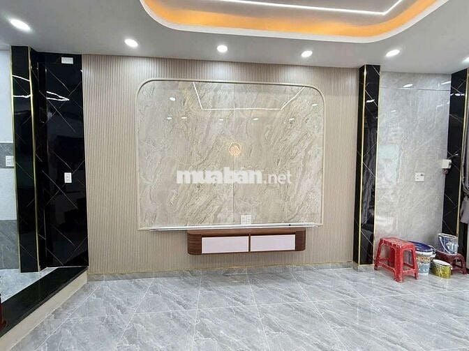 BÁN NHÀ MỚI ĐẸP  đường THỐNG NHẤT, P16, GV - 1 trệt 1 lầu 2PN, 2WC