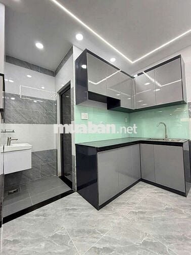 BÁN NHÀ MỚI ĐẸP  đường THỐNG NHẤT, P16, GV - 1 trệt 1 lầu 2PN, 2WC