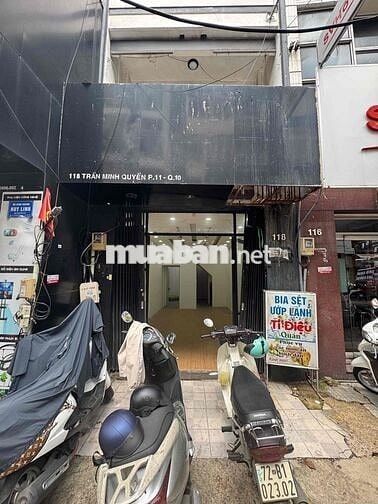 Cho thuê mặt bằng Trần Minh Quyền, phường 10, Quận 10 ( có 1 pn ở lại