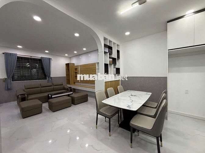 Cho thuê villa Mới Đẹp Hiện Đại, 3pn 4wc, Thạnh Lộc 08 Quận 12