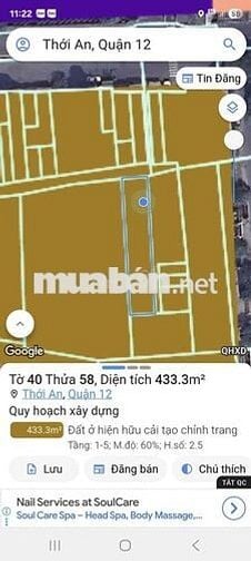 Bán Lô Đất Thổ Cư 60m2 Thới An Quận 12 Giá 3ty300