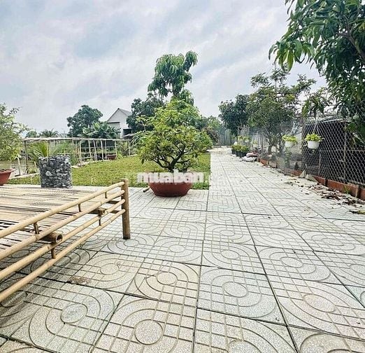 BÁN NHÀ VƯỜN NGHĨ DƯỠNG 1200M²,  LÔ NHÌ- HÀNG XÓM NHÀ BÈ- GIÁ HƠN 4 TỶ