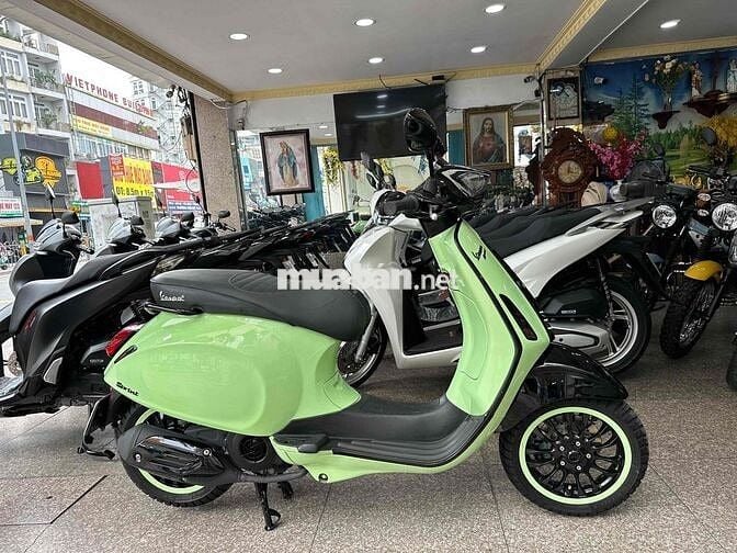 Vespa Sprint 125 9/2014 Xanh Bơ BSTP Chính Chủ