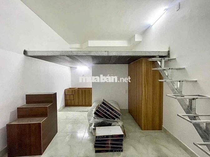 CĂN HỘ GÁC LỬNG FULL NỘI THẤT NGAY TÂN BÌNH GẦN K300