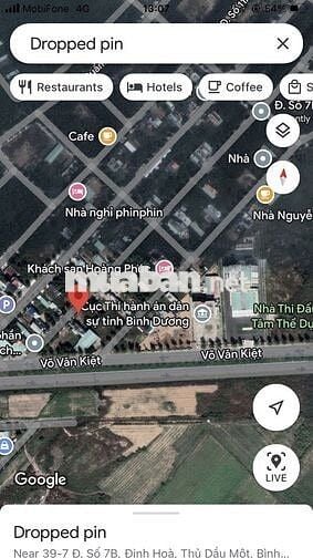 Cần bán gấp đất full thổ cư Khu tái định cư Định Hoà đường rộng 8m.
